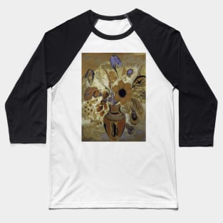 Etruscan Vase with Flowers by Odilon Redon Baseball T-Shirt